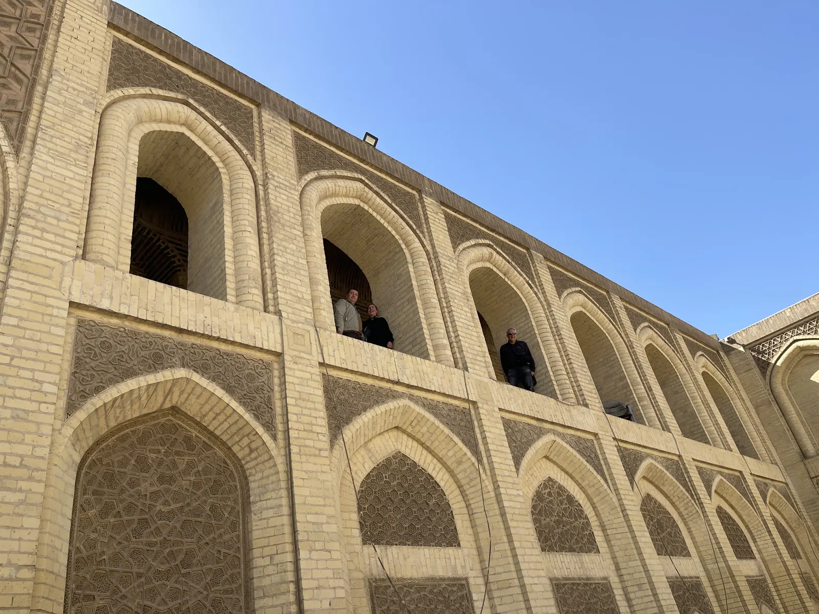 Abbasid-era brick arches in old Baghdad