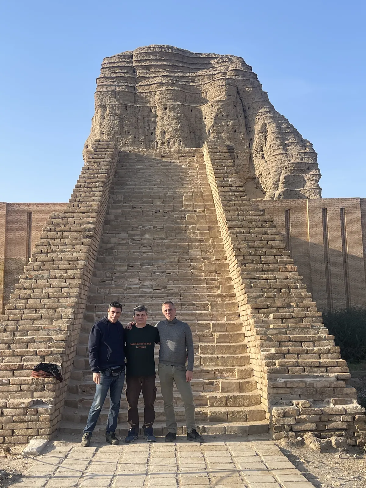 Restored staircase of the Dur-Kurigalzu ziggurat